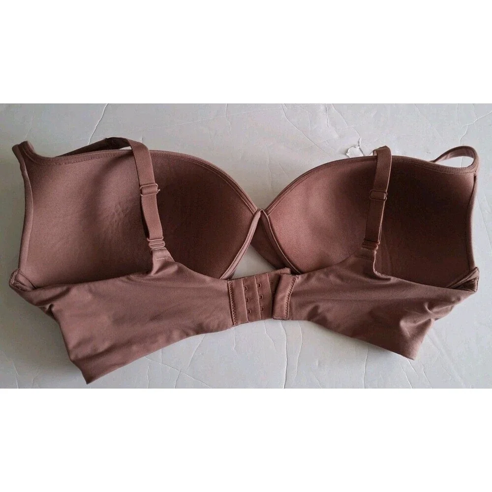 Victoria's Secret Body by Victoria Wireless Bra Sz 38DD Mauve Lightly Lined